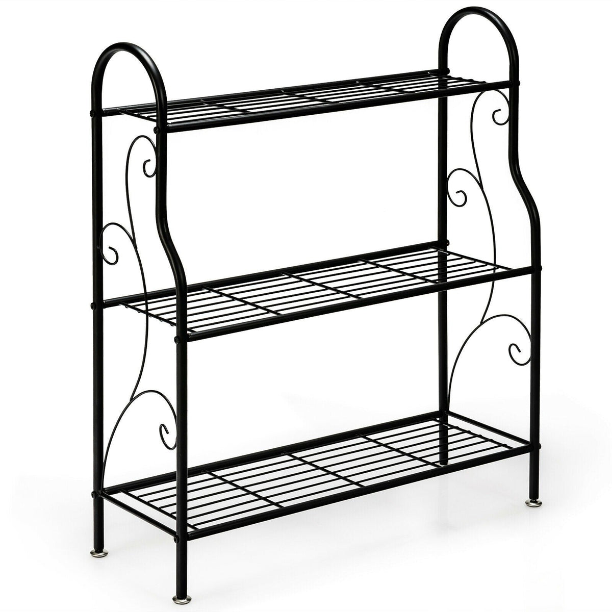 Wood Plant Stand, Multi Tier Flower Pot Holder Display Shelf