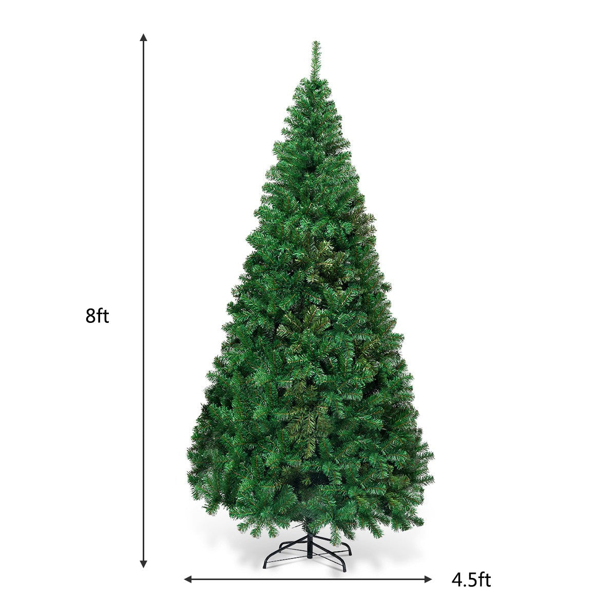Artificial Christmas Tree with Solid Metal Stand - LucktreeUS