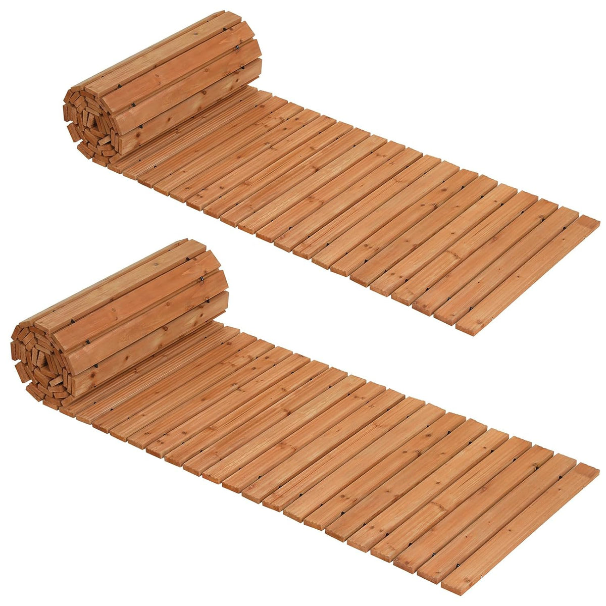 Lucktree 12 FT Wooden Garden Pathway (1/2)