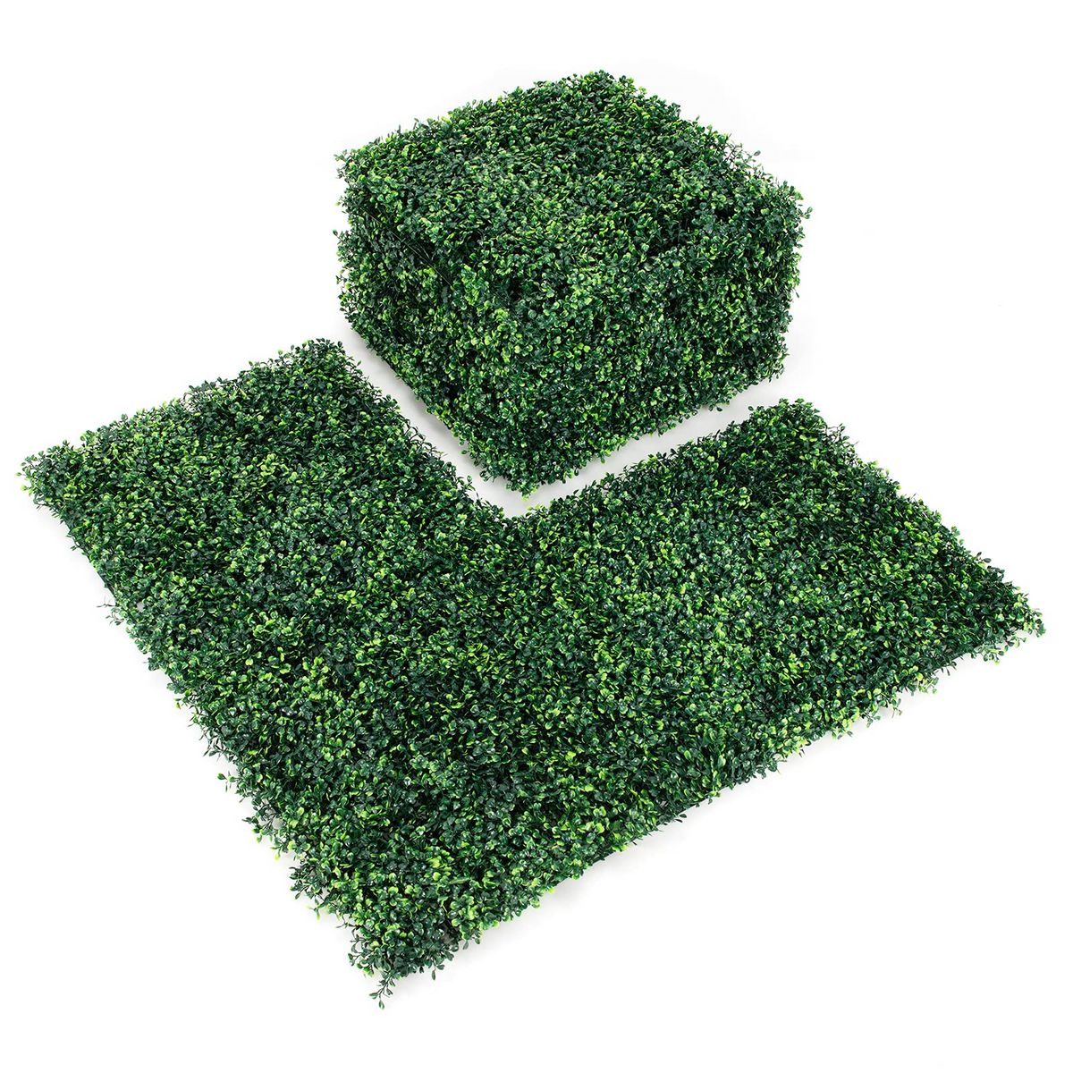 Lucktree 12PCS 20x20inch Artificial Boxwood Panels