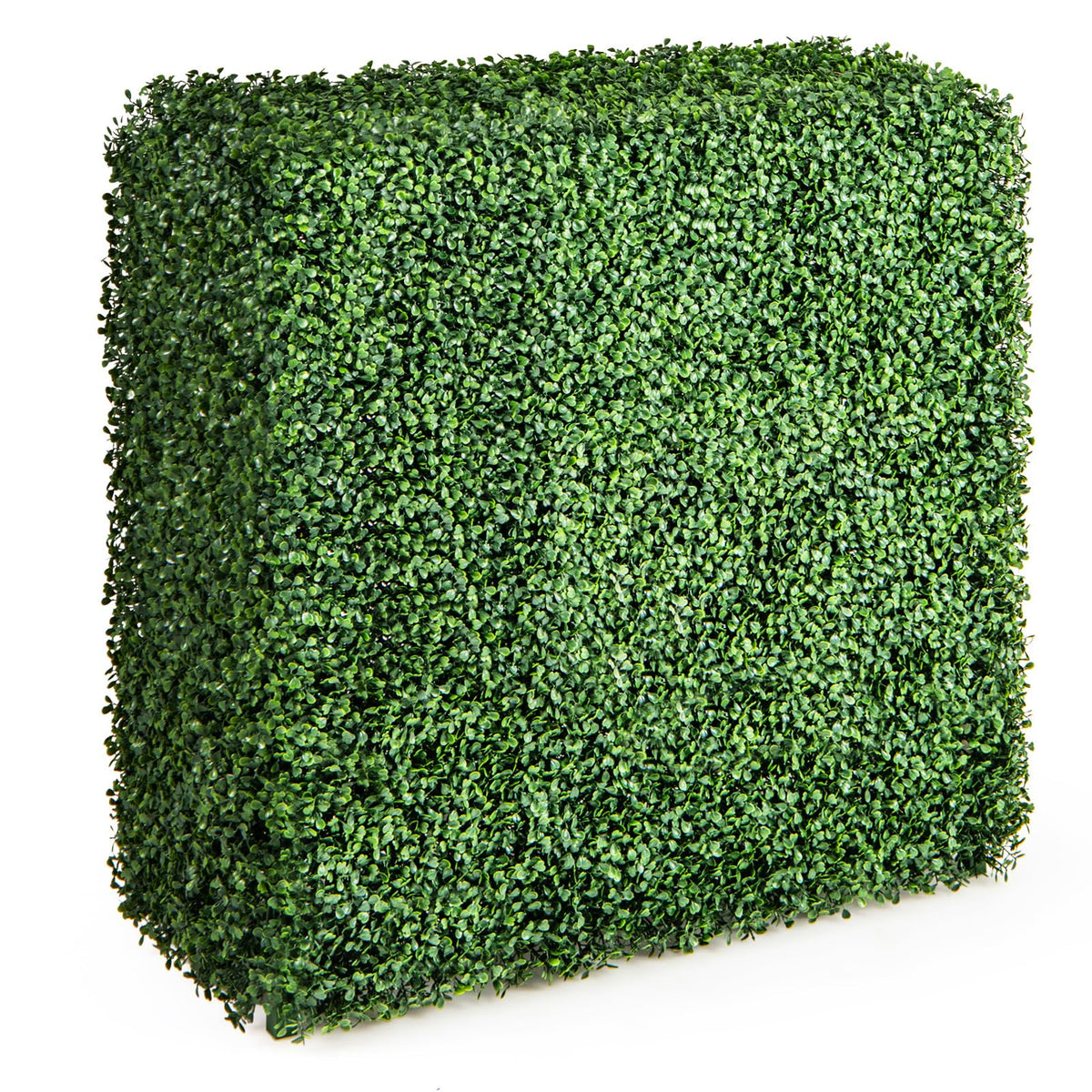 Lucktree Artificial Boxwood Hedge Wall, Faux Grass Wall with PE Leaves and Aluminum Frame