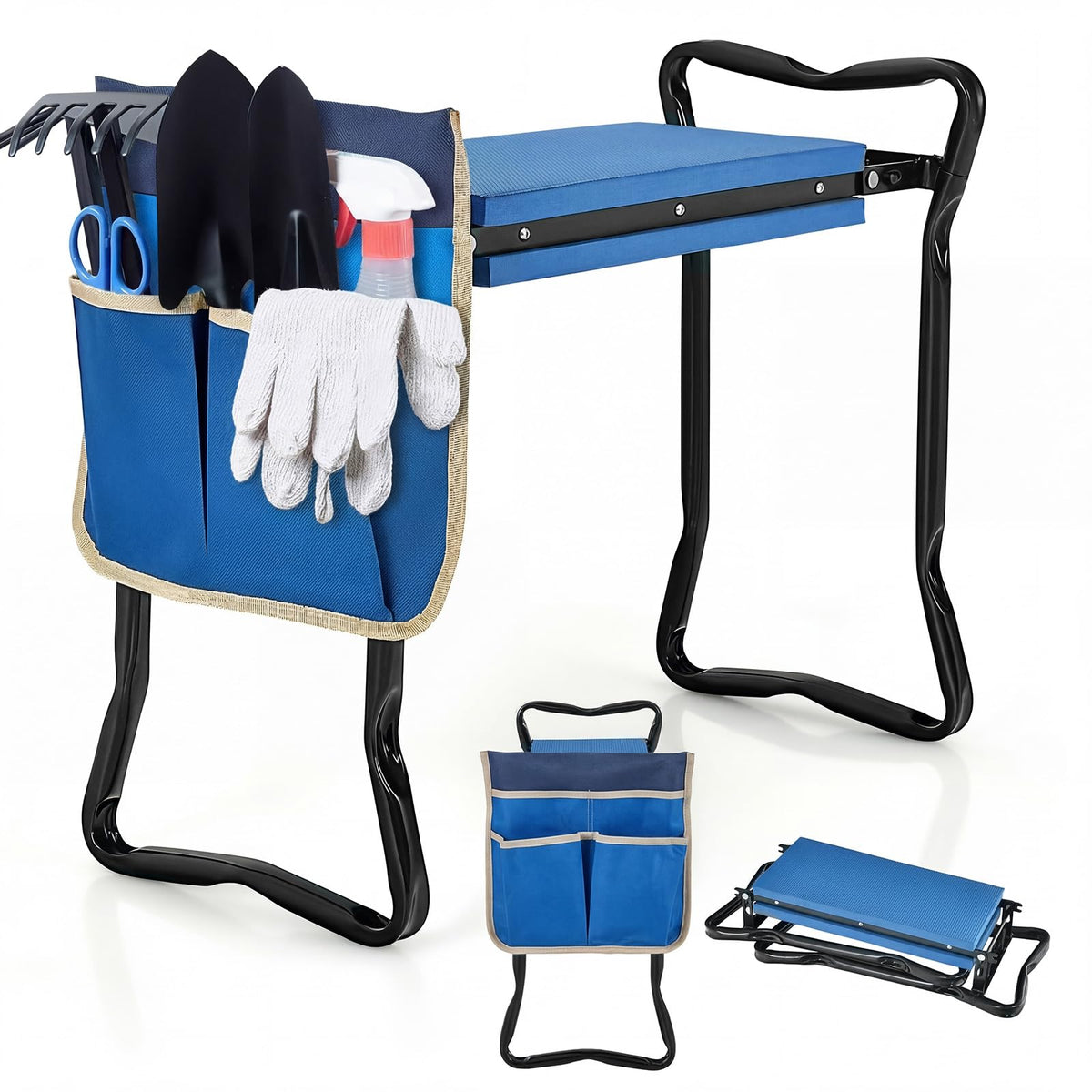 Lucktree Garden Kneeler & Seat Folding Gardening Stool