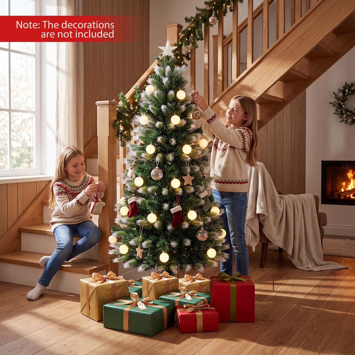 5 FT Pre-Lit Fiber Optical Artificial Christmas Tree