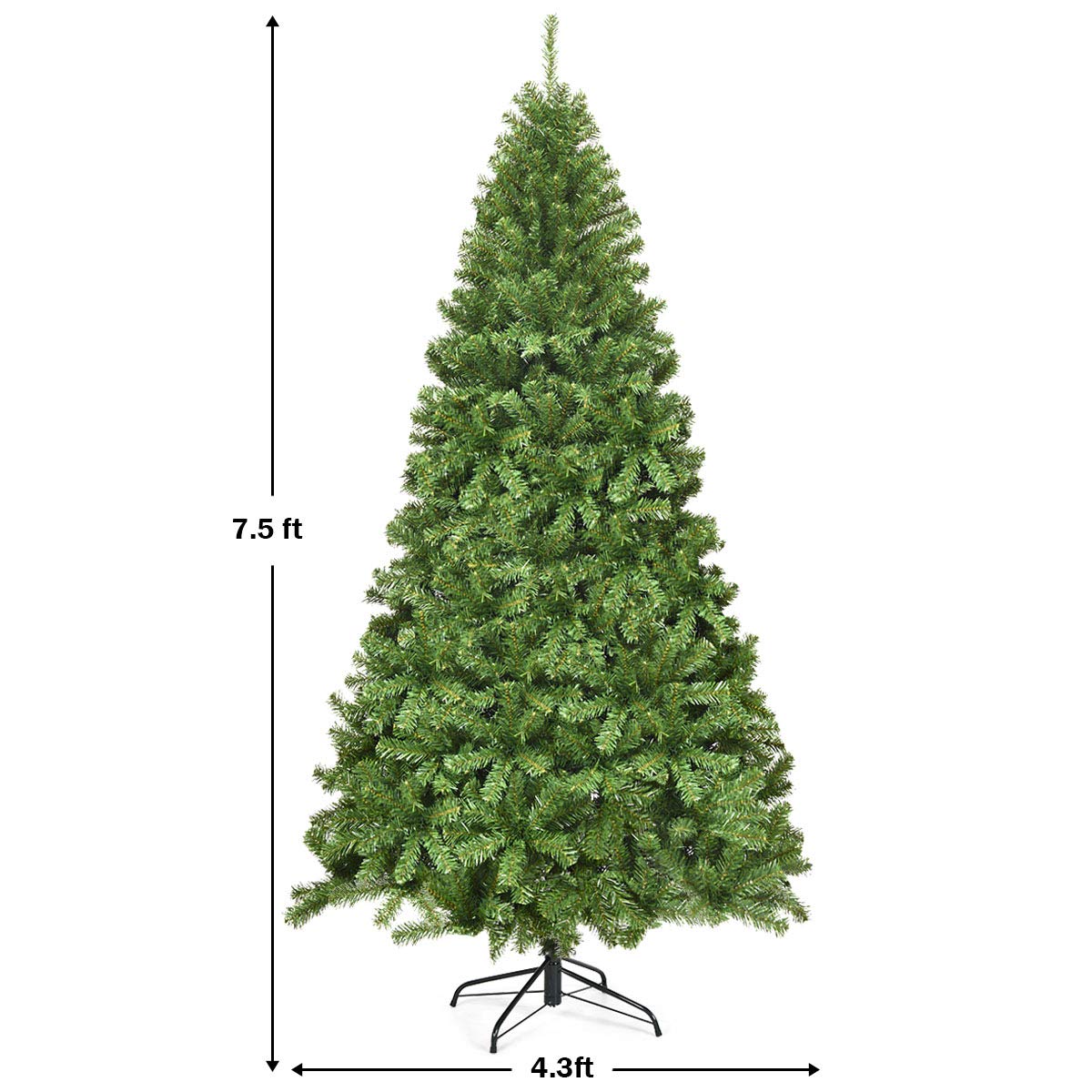 Lucktree 7.5 Ft Artificial Christmas Tree