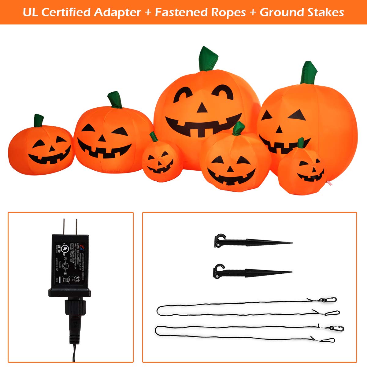 Lucktree 7.5 Ft Halloween Decorations