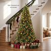 7/6/8 FT Pre-Lit Artificial Christmas Tree, Artificial Xmas Tree