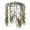 Birdcage Shape Gazebo, Garden Arch Trellis w/Hanging Hook for Climbing Plants