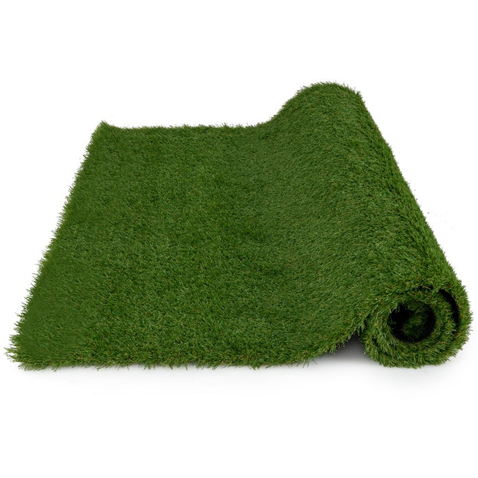 Realistic Artificial Turf Grass, 6 x 10 FT Artificial Synthetic Fake Grass with Drainage