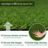 Realistic Artificial Turf Grass, 6 x 10 FT Artificial Synthetic Fake Grass with Drainage