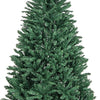 LuckTree Hinged Christmas Tree PVC Artificial Tree Home Holiday Décor w/Metal Stand (7.5 FT)
