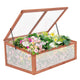 Garden Portable Wooden Green House Cold Frame (39.3" X 24.8" X 15.1")