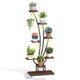 Lucktree Plant Stand Indoor  8-Tier 62" Tall Corner Metal Plant Shelf for Multiple Plants