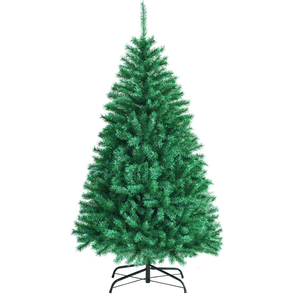 Lucktree Artificial Christmas Tree, Hinged Unlit Full Xmas Pine Tree, Quick Set-Up, for Indoor Home Office Holiday Decoration - LucktreeUS