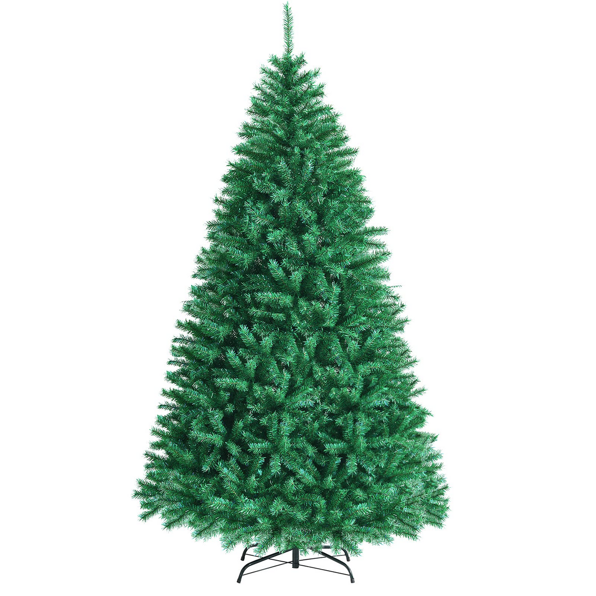 Lucktree Artificial Christmas Tree, Hinged Unlit Full Xmas Pine Tree, Quick Set-Up, for Indoor Home Office Holiday Decoration - LucktreeUS