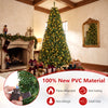 7/6/8 FT Pre-Lit Artificial Christmas Tree, Artificial Xmas Tree
