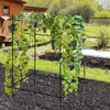 Garden Trellis for Climbing Vines, Outdoor Tomato & Cumber Trellis with A-Frame Support