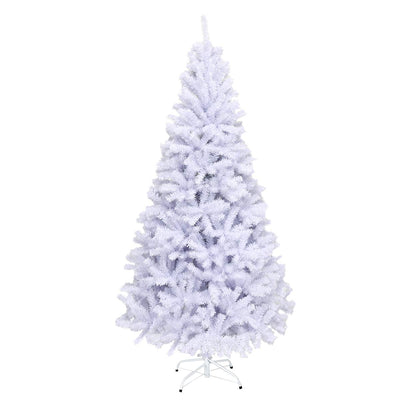 6ft /7.5ft/9ft White Artificial Christmas Tree - LucktreeUS
