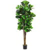 Lucktree Fake Fiddle Leaf Fig Tree Artificial Greenery Plants - LucktreeUS