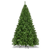Lucktree Artificial Christmas Tree, Unlit Premium Hinged Spruce Xmas Tree with Solid Metal Stand, for Outdoor and Indoor Decor - LucktreeUS