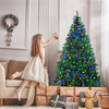 Lucktree Artificial Christmas Tree Premium Spruce Hinged Tree, UL-Certified Transformer - LucktreeUS