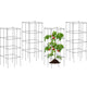 Lucktree Pack of 4 Plant Cage Support, Tomato Stakes and Cages (16''Lx 16''Wx 39''H (4 Pieces))