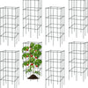 Lucktree Pack of 4 Plant Cage Support, Tomato Stakes and Cages (16''Lx 16''Wx 39''H (4 Pieces))