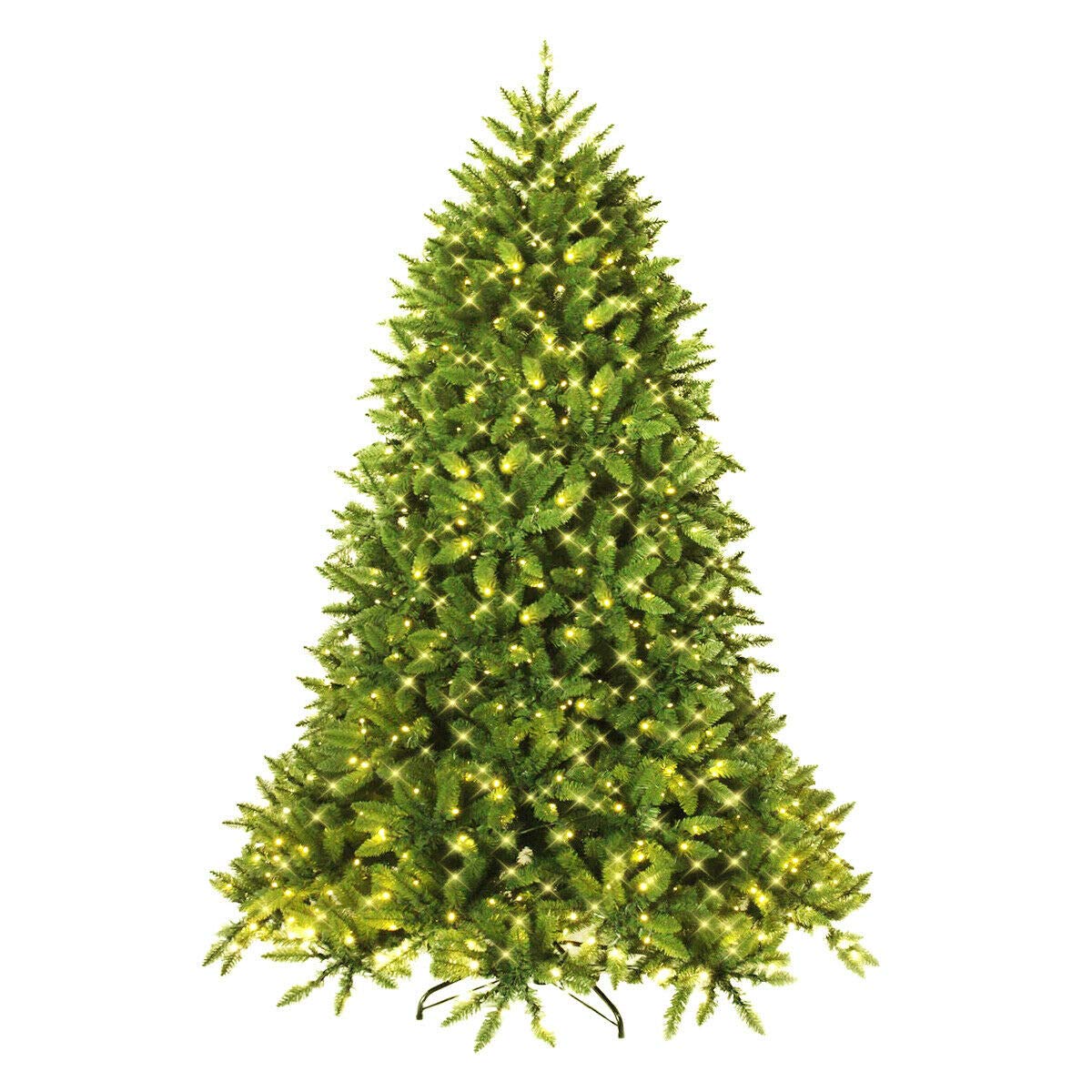 5ft Prelit Christmas Tree, Premium Hinged Artificial Fir Tree - LucktreeUS
