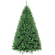 9ft Artificial Douglas Christmas Tree, Unlit Hinged Pine Tree, with 3594 Branch Tips and Solid Metal Stand - LucktreeUS