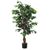 4/5.5/6FT FICUS Silk Leaf Artificial Tree - LucktreeUS