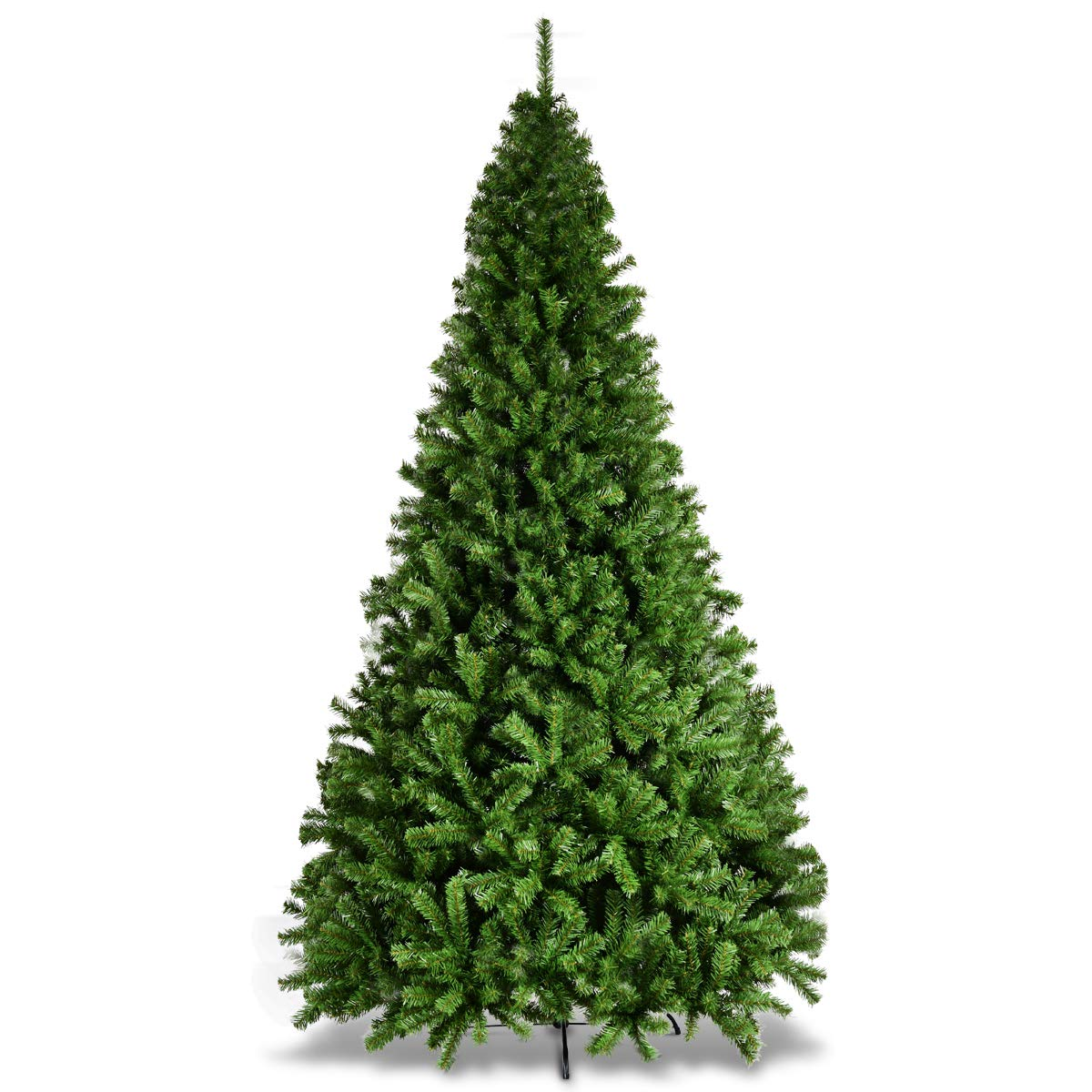 Lucktree Artificial Christmas Tree, Unlit Premium Hinged Spruce Xmas Tree with Solid Metal Stand, for Outdoor and Indoor Decor - LucktreeUS