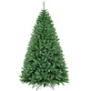 Artificial Douglas Christmas Tree, 7.5 Unlit Hinged Pine Tree with 2254 Branch Tips and Solid Metal Stand - LucktreeUS