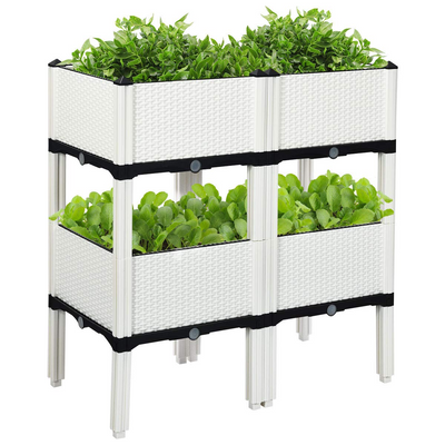 Set of 4 Raised Garden Bed Kits