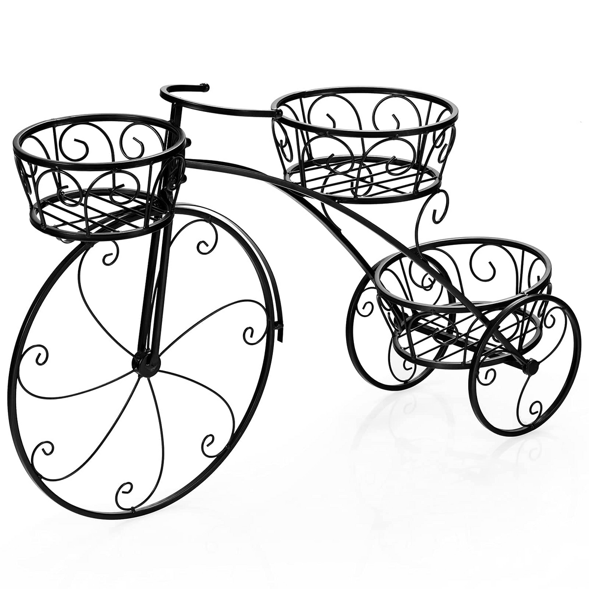 Lucktree Metal Bicycle Planter