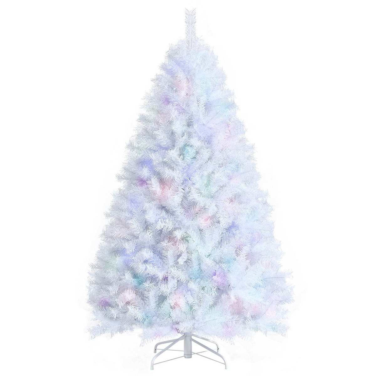 Lucktree Artificial Christmas Tree, Hinged Unlit Full Xmas Pine Tree, Quick Set-Up, for Indoor Home Office Holiday Decoration - LucktreeUS