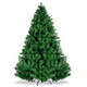 Lucktree Artificial Christmas Tree, Unlit Premium Hinged Spruce Xmas Tree with Solid Metal Stand, for Outdoor and Indoor Decor - LucktreeUS