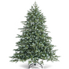 Lucktree Artificial Christmas Tree, Metal Stand, Wintry Indoor Decoration for Holiday Festival - LucktreeUS