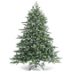 Lucktree Artificial Christmas Tree, Metal Stand, Wintry Indoor Decoration for Holiday Festival - LucktreeUS