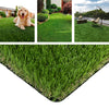 6x10 FT Artificial Grass Turf Rug, Thick Fake Lawn with Drainage Holes