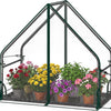 Lucktree Mini Outdoor Portable Green House with Sturdy Metal Frame