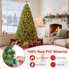 7 FT Pre-Lit Artificial Christmas Tree, 1188 Hinged Branch Tips