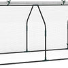 Lucktree Mini Portable Greenhouse w/ PE Cover Roll-Up Zipper