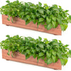 Raised Garden Bed Flower or Vegetable Planter (36" L X 7" W X 6.5" H)