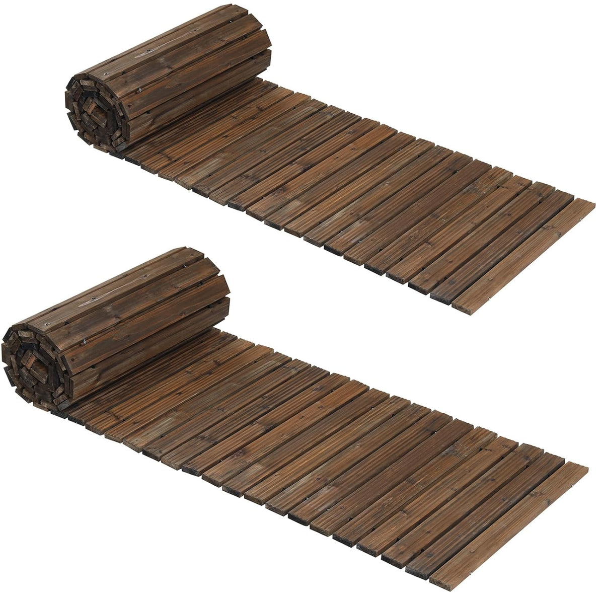 Lucktree 12 FT Wooden Garden Pathway (1/2)