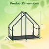 Lucktree Mini Outdoor Portable Green House with Sturdy Metal Frame