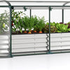 Lucktree Raised Garden Bed w/Greenhouse Cover (6x2x1 FT)