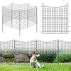 5-Panel Decorative Garden Fence with 5 Stakes, 39" Tall Outdoor Dog Barrier
