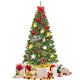 180 CM Artificial Christmas Tree, Hinged, Unlit, Green