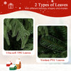 7.5FT Prelit Artificial Christmas Tree, Hinged Xmas Tree with 1449 Branch Tips