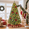 7 FT Pre-Lit Artificial Christmas Tree, 1188 Hinged Branch Tips