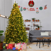 Lucktree Pre-lit Christmas Tree, 8FT Premium Hinged Spruce Tree - LucktreeUS